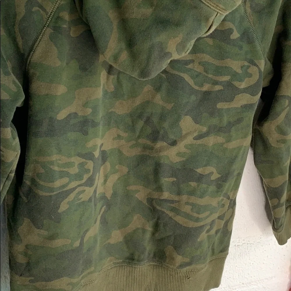 Gap Camouflage Kids Logo Sweatshirt Hoodie sz M